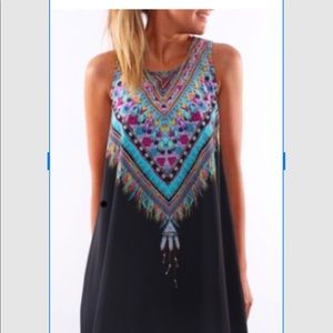 A-line dress slip dress